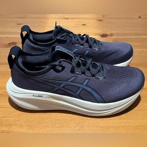 Asics Gel-Nimbus Running Shoes, Men Sz 12 D, Indigo Fog/Denim Blue, Barely Worn